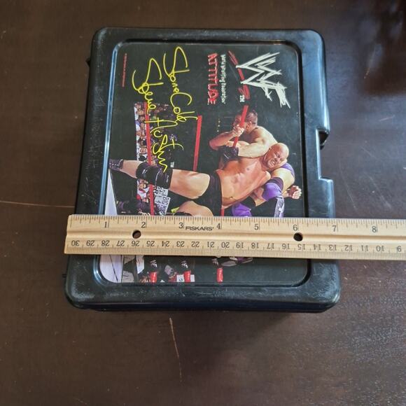 Vtg 1999 Stone Cold Steve Austin WWF Lunchbox Attitude Wrestling Plastic Rare - Picture 14 of 15